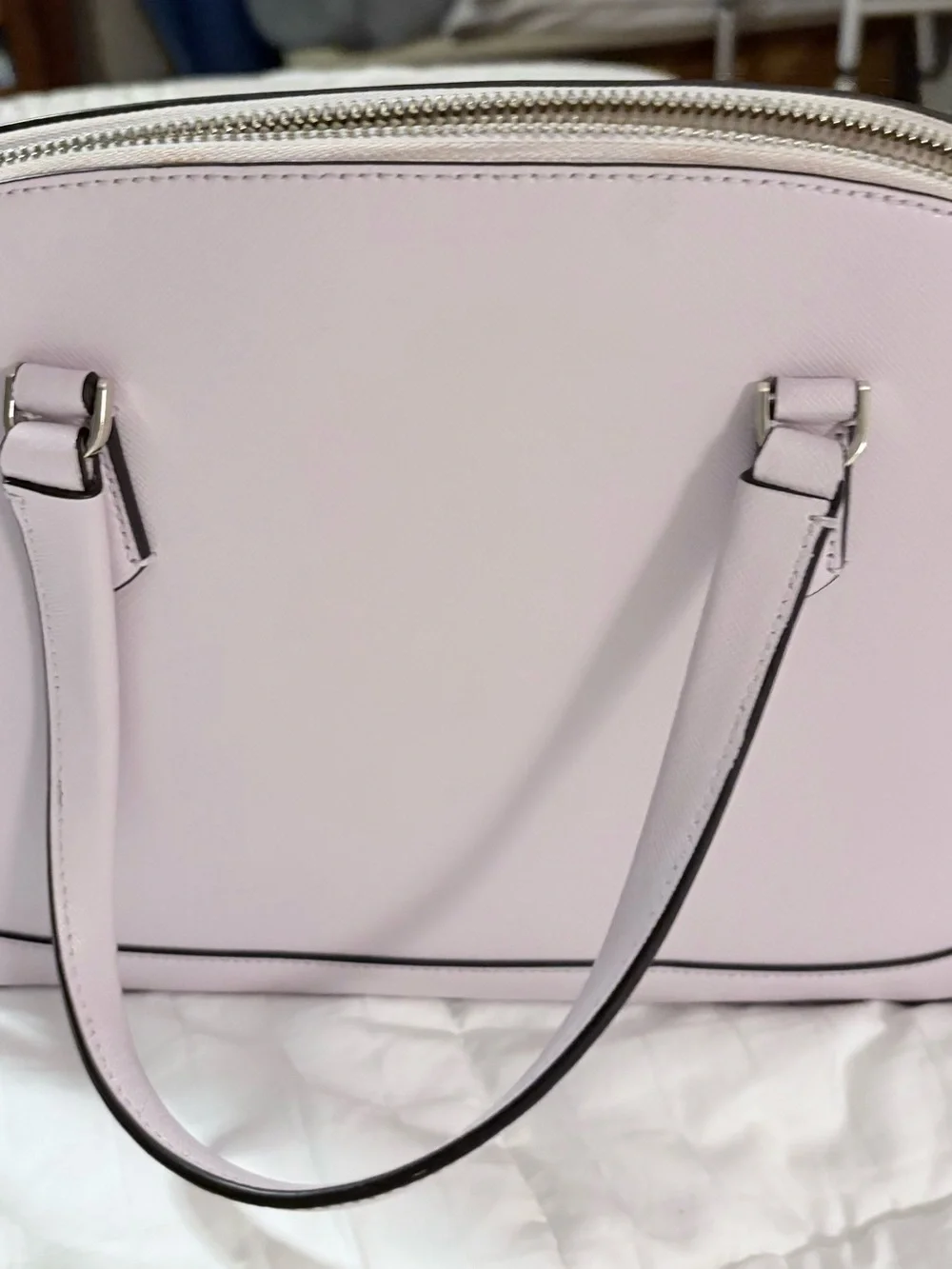 kate spade Pale LAVENDER Saffiano Dome Satchel